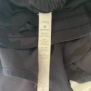 Lululemon Black Camo Shorts